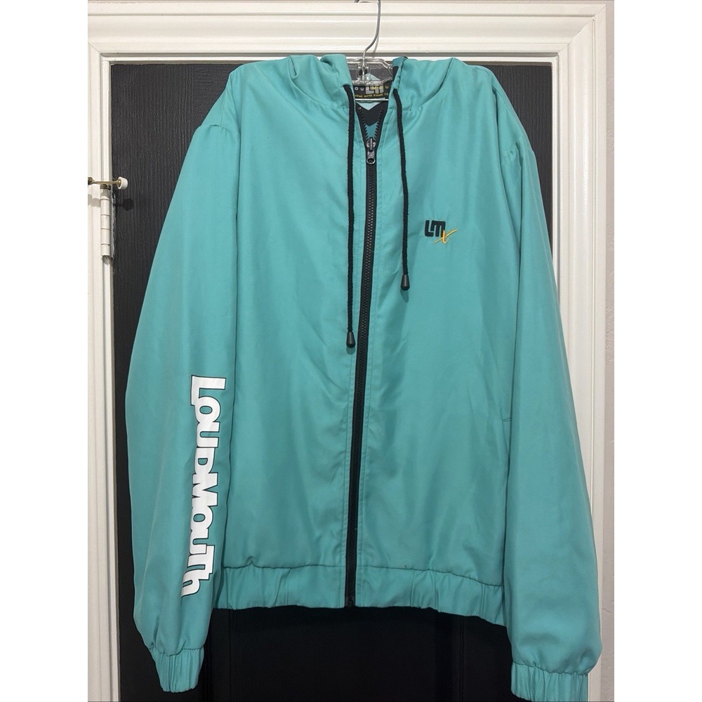 Loudmouth Golf Reversible Hooded Jacket Size Large - Picture 2 of 4